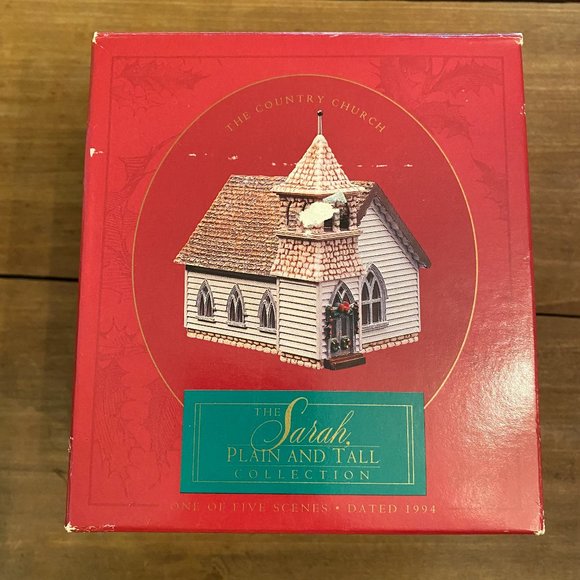 Hallmark Keepsake Christmas Ornament COUNTRY CHURCH Sarah Plain & Tall - Picture 7 of 12